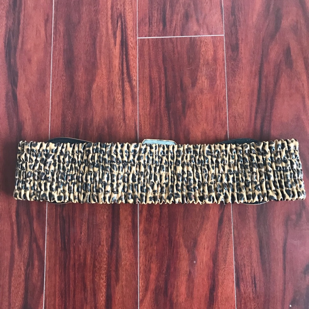 Leopard Print Belt - Picture 2 of 4